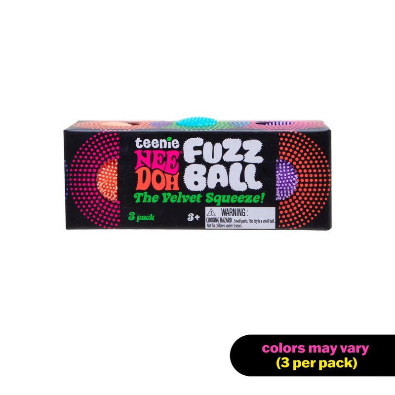 NeeDoh Teenie Fuzz Ball 3-Pack