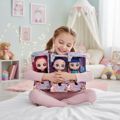 Musical Anime-Style Fashion Doll Set - gift box play scene