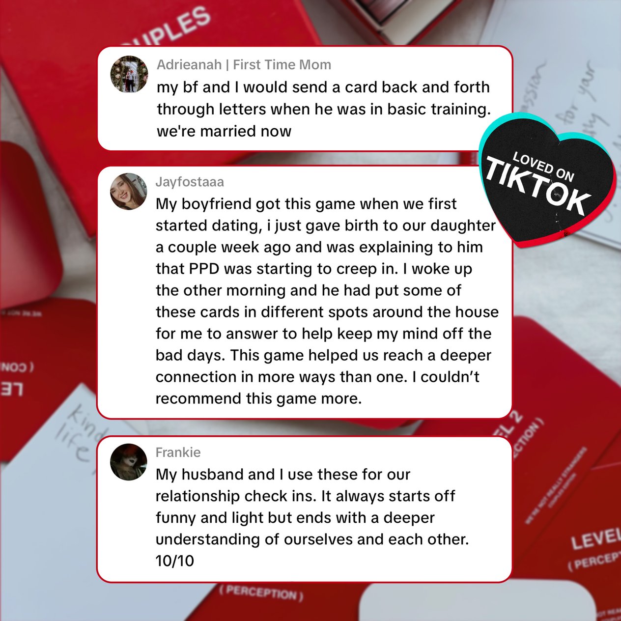Couples Conversation Card Game