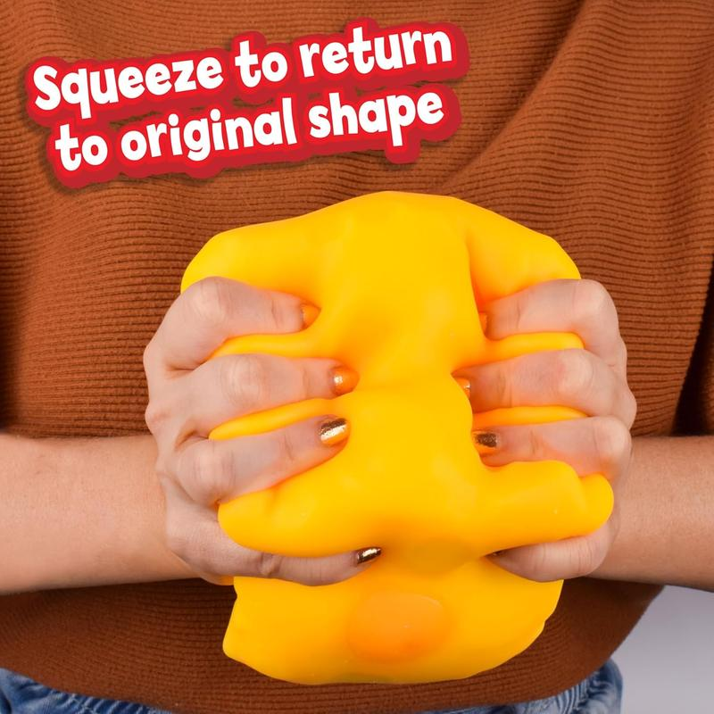 Yellow Cheese Squishy Sensory Toy
