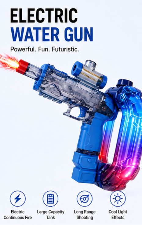 Colorful LED Electric Water Blaster