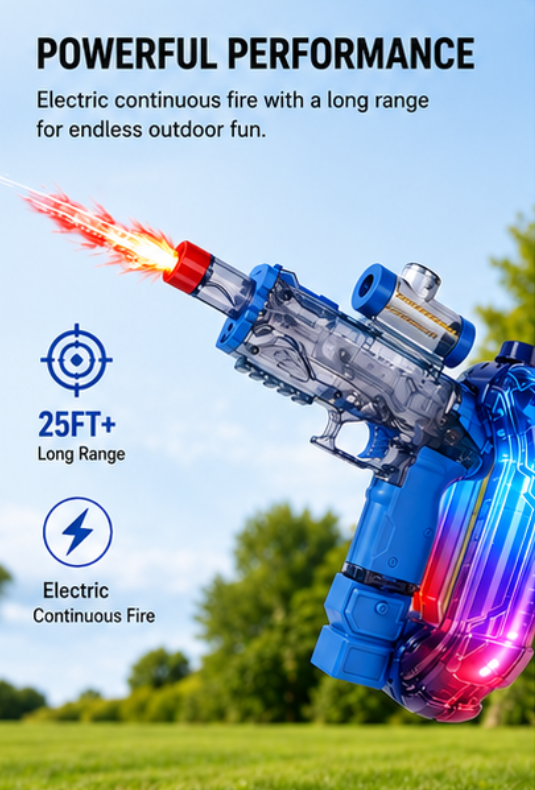 Colorful LED Electric Water Blaster