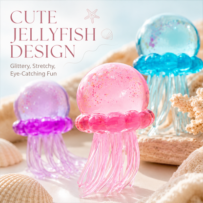 Cute Jellyfish Gel Squishy Fidget Toy
